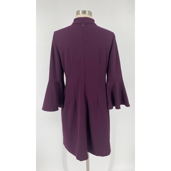 Eliza J. Bell Sleeves Halter V-Neck Knee Length Dress - Picture 2 of 8